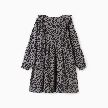 Платье детское с длин.рукавом KAFTAN Trendy grey р.30 (98-104)-8