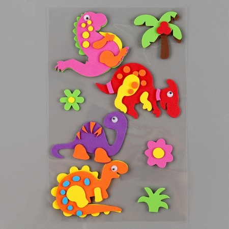 A set of stickers from EVA "dinosaurs", 8 pcs.-2