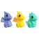 A set of rubber toys for the bath "kids dinosaurics", 3 pcs, crumb I