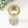 Glass of glass per 1 candle d = 4.5 cm "Orleans" gold 7x7x18 cm