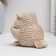Figure "Owl with binoculars" beige, 8x10x6cm