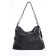 Sobo bag female, genuine leather, Ludor black, 35x10x28 cm