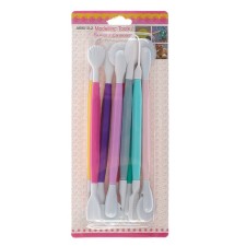 A set of tools 9 pieces for modeling clay, plasticine, plastics