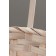 A set of wicker baskets, D16xH10/32cm, D18XH10/34cm, D21XH10/36cm, 3pcs, Bamboo, White