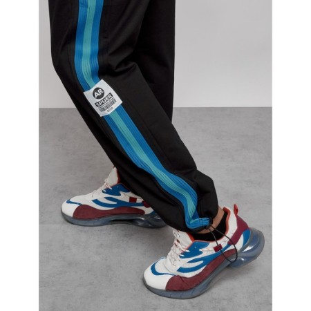 Sports male trousers, size 52, black color-5