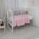 Blanket-worshiped, size 100 × 140 cm, target print, pink