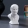 Bust Lenin Middle 9x6cm, white / marble baby