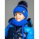Set for a boy: hat, snood, size 52