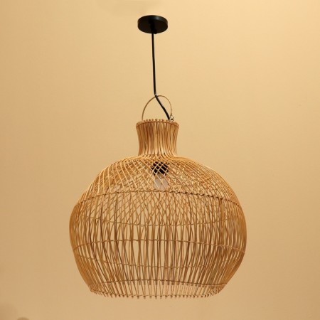 Ceiling Lamp from rattan "Ahmad" 1x120W, E27, 50x50x70 cm-1