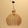 Ceiling Lamp from rattan "Ahmad" 1x120W, E27, 50x50x70 cm