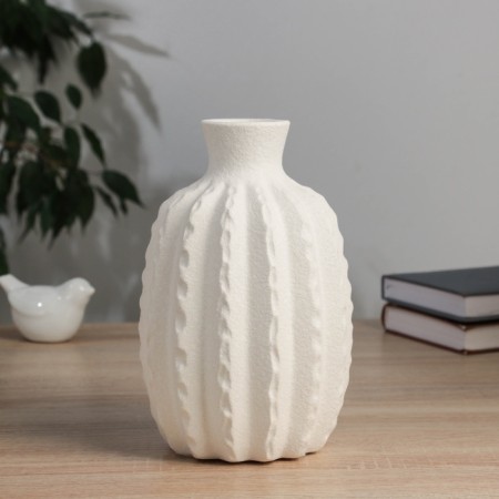 VAZ Coramics Table "Sebastian" D-5 cm, 20x12 cm, white