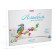Album for drawing A4, 30 sheets, block 120 g/m², glue, Erich Krause "Birds", 100% whiteness, solid substrate