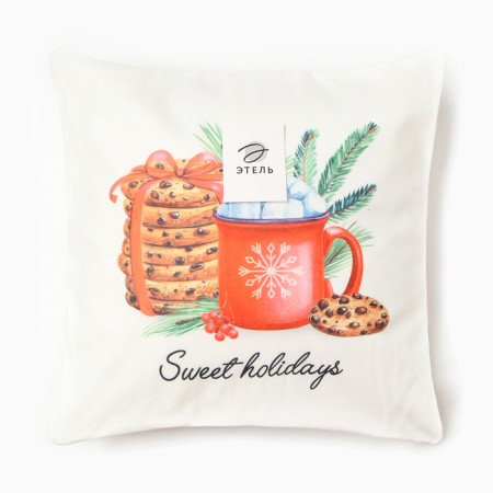 Czech on the pillow Ethel "Sweet Holyidays", 40*40 cm, 100% polyester, velor-3