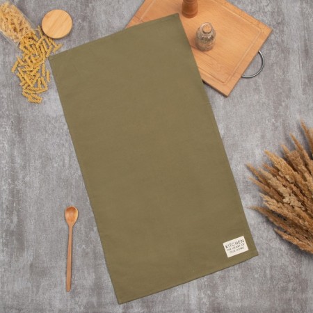 Ethel towel Kitchen 40x73 cm, green color, 100% cotton, sarzha 220 g/m2