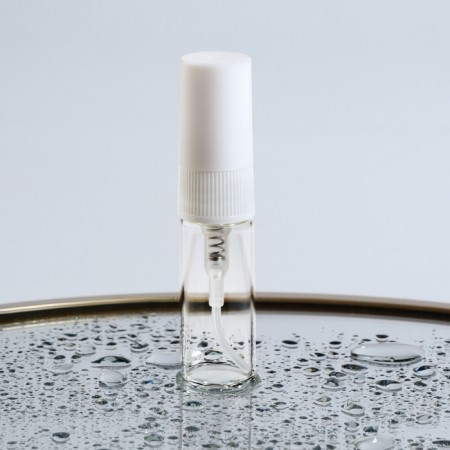A bottle for storage, with a sprayer, 3 ml, packing - 5 pcs, white color-2