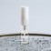 A bottle for storage, with a sprayer, 3 ml, packing - 5 pcs, white color
