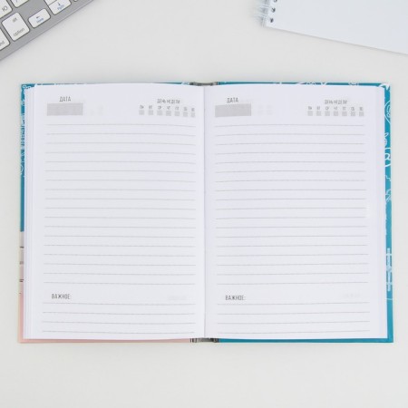 Diary "Hurry Monday and again to work", firm cover, A5, 80 sheets-2