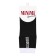 Women's socks Mini Sport Chic SRDNE Length, size 35-38, Nero color