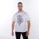 T -shirt male "Dragon", white color/black print, size 50