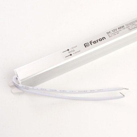 Electronic transformer for 12 W LED tape, Feron, LB001, 4A, 48 W-5