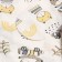 Kit for newborns, white/cubs, height 62 cm