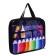 Labor folder A4, 335 x 260 x 60 mm, with handles, textiles, PVC, with a filling of 13 items, calligrata, PTR-111, "pencils"