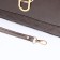 Bag-clate on magnet, long belt, bronze color