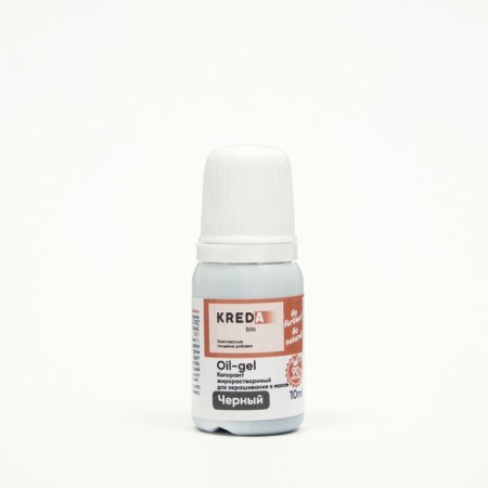 Oil-Gel Displays, fat-soluble, black, 10 ml-4