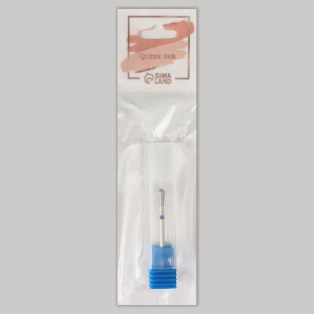 Diamond milling cutter for manicure “reverse cone”, average grain, 3.3 × 7 mm-3