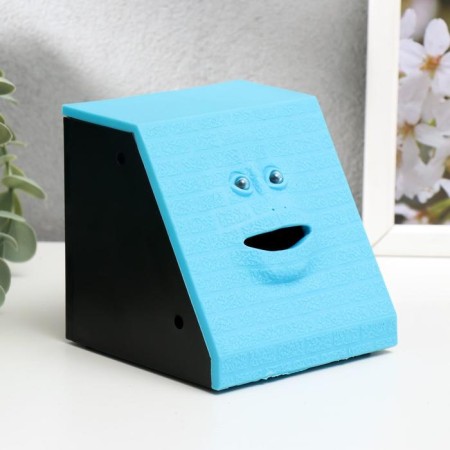 Piggy bank Plastic "Burning Muzzle" mix 9.5x8.5x9.5 cm