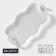 Porcelain dish for feeding Magistro "Blanche", 37.5 × 22.3 × 3.5 cm cm, white color