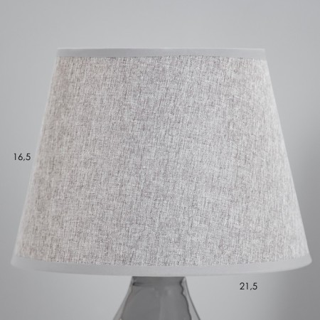 Babena table lamp E27 40W gray 21x21x33cm Risalux-2