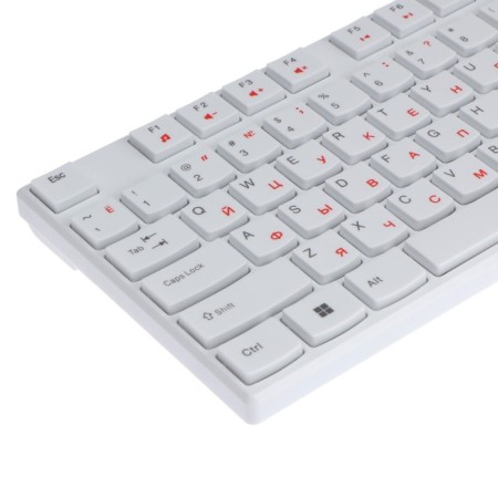 Smartbuy One 238 keyboard, wired, membrane, 104 keys, USB, white-2