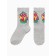 Women's socks "Snake in a kokoshnik", gray color, river 36-40