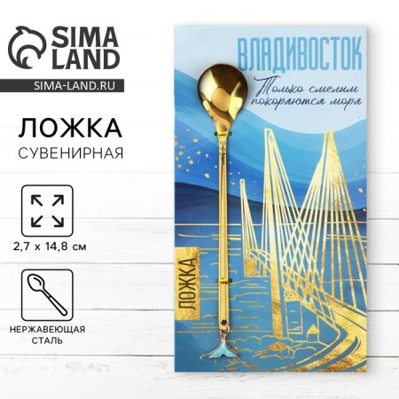 Spoon with a suspension "Vladivostok", 2.7 x 14.8 cm