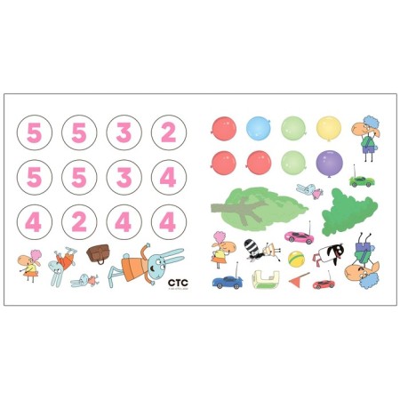Hotel at the sheep. Developing stickers. We play-3