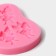 Mold Dolyana "Fairies", silicone, 7.5 × 7 × 1 cm, pink color