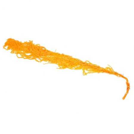 Dry amaranth flowers, 100 g, sheet size: from 50 to 60 cm, orange color-3