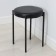 Stool with round seat nt4/b, load 150 kg, 38.5x45 cm, color black