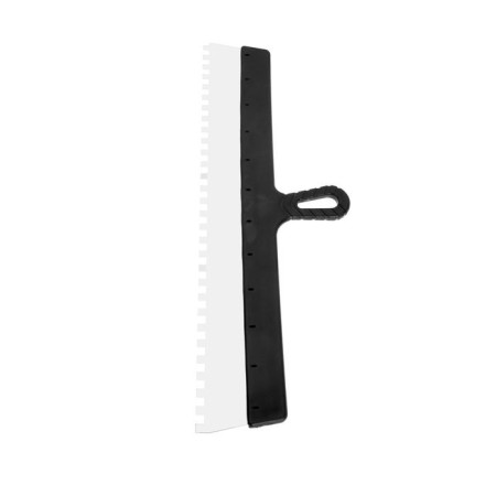 Rolling spatula, 600 mm, tooth 10 mm, stainless steel-1