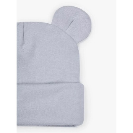 Children's cap Amarobaby Nature Essence Bear, size 42-44, color gray color-2