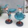 Souvenir Polystone Standing "Baby-Skomorokh with a bag" Orange-blue 33x12.5x25.5 cm