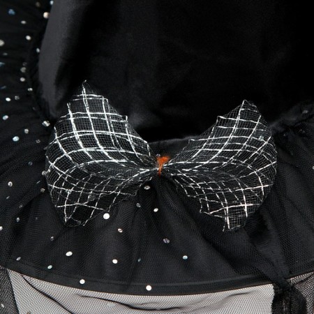 Carnival set "Stylish Witch": hat, cloak, hairpins 3 pcs.-12