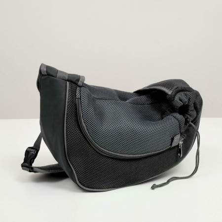 Cracking bag "sling" for animals, 42 x 25 cm, black-6