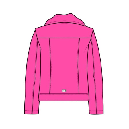 Eco -leather jacket for PlayTode girl, height 140 cm-8