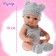 Pups "My Baby" in overalls, with accessories