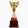 Cup 104, award figure, gold, plastic stand, 23.5 x 9.7 x 8.5 cm.