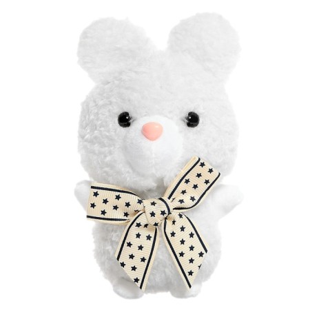 Soft toy "Bunny", on a key fob, color mix-3