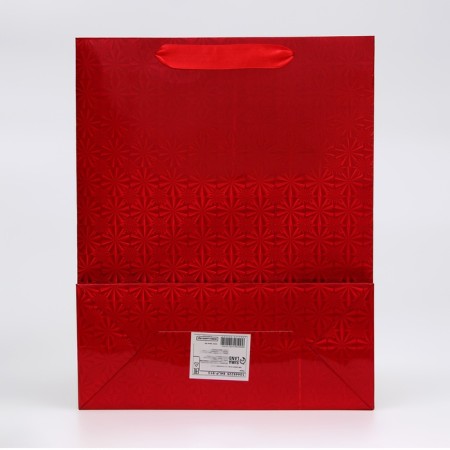 Package Hologography with a window, "red", m 32 × 25.5 × 11 cm set 1 pc.-1