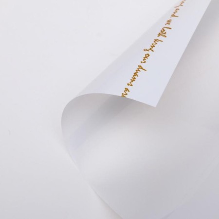 Napkin for a mini bouquet "Ready-made solution for 1-3 flowers", white, 58 x 29 cm-1